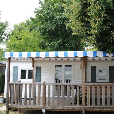 Mobilhome 5 personnes - Berric - STANDARD 27m² - 2 chambres - Terrasse couverte - TV