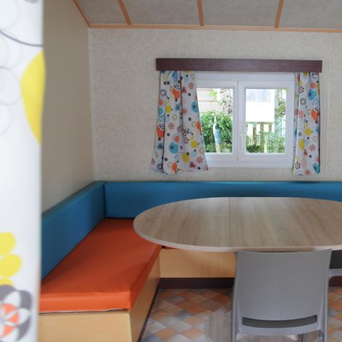 Mobilheim 5 personen - Mobi-home Berric - STANDARD 27m² - 2 Schlafzimmer - Überdachte Terrasse - TV