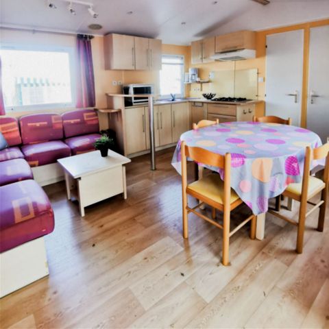 CASA MOBILE 5 persone - MH 2 camere da letto Eden con terrazza semi-coperta in legno