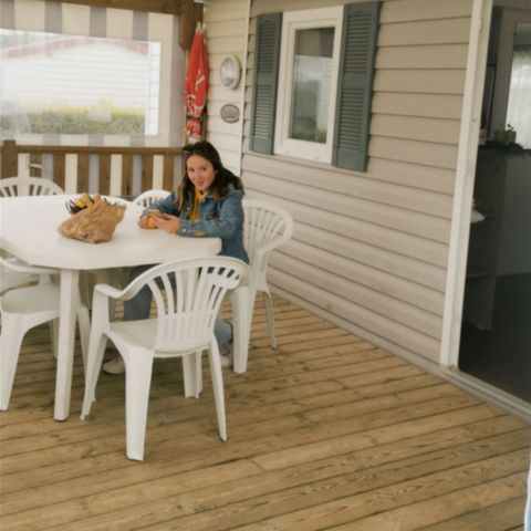 MOBILE HOME 5 people - MH 2 bedrooms Comfort+ covered wooden terrace