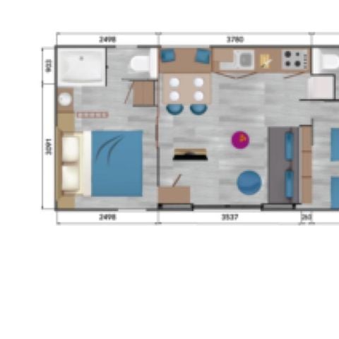 Mobilhome 4 personnes - MH 2 Premium Spa