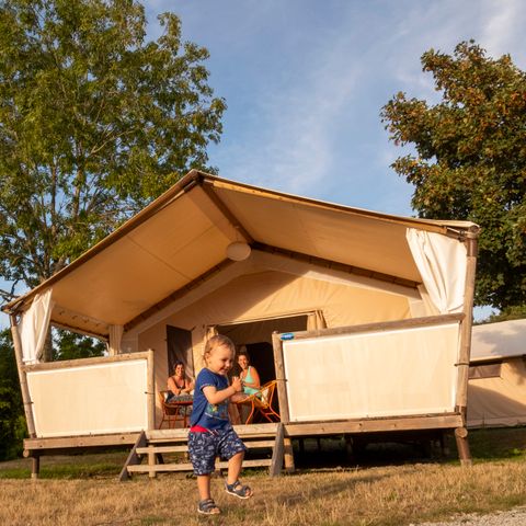 MOBILE HOME 4 people - Lodge Maasaï 2 bed 4 bath Semi-covered terrace without air conditioning