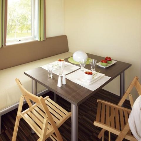 MOBILE HOME 2 people - CLASSIC 18-1 >10years - max 2 adults - TV, 1 bedroom, approx. 18m