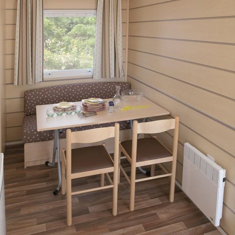BUNGALOW 4 personnes - CLASSIC 22-2  >10ans - maxi 4 adultes - TV, 2 chambres, environ 22m²