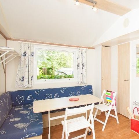 Mobilheim 6 Personen - CLASSIC 26-2 >10 Jahre - Maxi 4 Erwachsene - TV, 2 Schlafzimmer, ca. 26m².