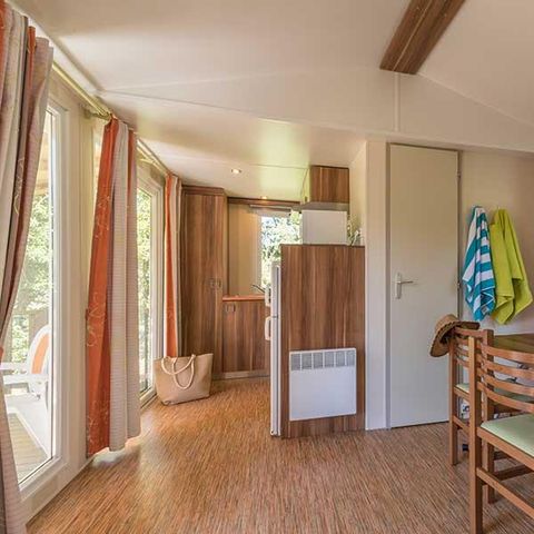 Stacaravan 5 personen - CLASSIC 27-2 >10jaar - max 4 volwassenen - TV, 2 slaapkamers, ca. 27m