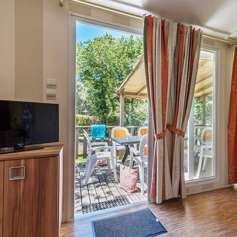 MOBILE HOME 5 people - CLASSIC 27-2 >10years - max 4 adults - TV, 2 bedrooms, approx. 27m