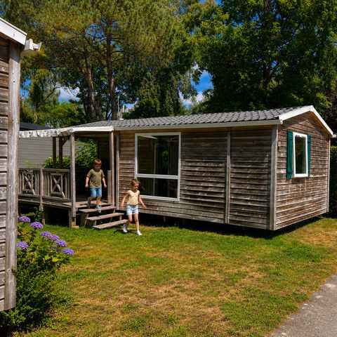 MOBILHOME 6 personas - CLASSIC 28-2 >10años - max 4 adultos - TV, 2 habitaciones, 28m aprox.