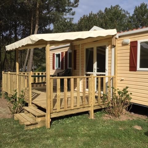 Mobile home 8 persons - CLASSIC35-3 >10years - max 6 adults - TV, 3 bedrooms, approx. 35m