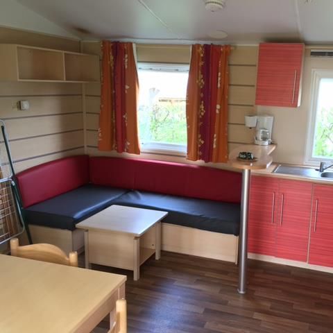 Mobilheim 8 Personen - CLASSIC35-3 >10Jahre - Maxi 6 Erwachsene - TV, 3 Schlafzimmer, ca. 35m².