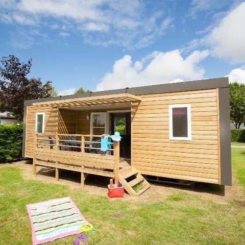 Mobile home 6 persons - CLASSIC 33-2-2 >10years - max. 4 adults - TV, 2 bedrooms - 2 shower rooms, approx. 33m²
