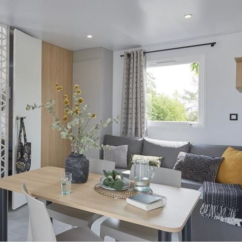MOBILHOME 6 personnes - CONFORT 30-2 - maxi 4 adultes - TV, 2 chambres (lit 160*200), environ 30m², 2 chiliennes