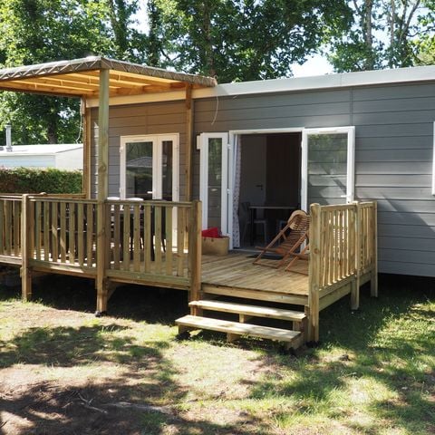 Mobile home 8 persons - CONFORT 34-3 - max 6 adults - TV, 3 bedrooms (bed 160*200), approx 34m², 2 toilets