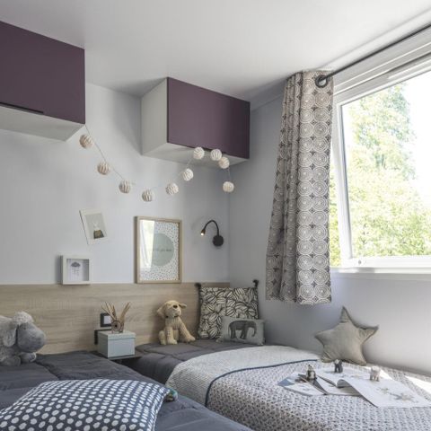 Mobile home 8 persons - CONFORT 34-3 - max 6 adults - TV, 3 bedrooms (bed 160*200), approx 34m², 2 toilets