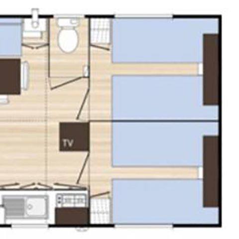 BUNGALOW 6 personnes - CONFORT
