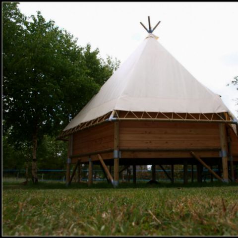 TENDA IN TELA E LEGNO 4 persone - Tipi comfort