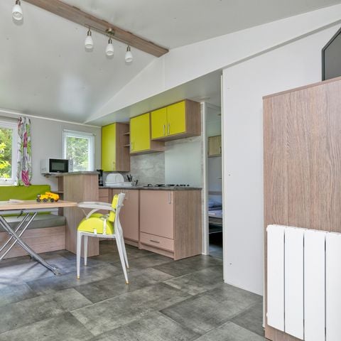 Mobilheim 6 Personen - Mobilheim Confort Ginster - 3 Schlafz. - TV