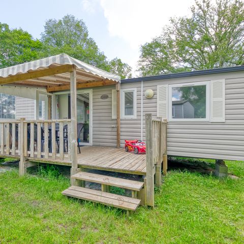 Mobile home 6 persons - Mobil-Home Confort Genêt - 3 bdrms. - TV