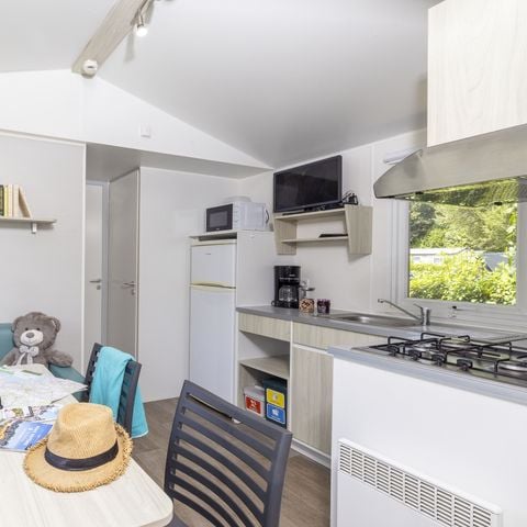 Mobilheim 4 Personen - Mobilheim Confort Hortensia - 2 Schlafz. - TV