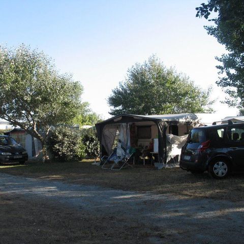 Kampeerplaats - Comfortpakket (1 tent, caravan of camper / 1 auto / 10A elektriciteit)