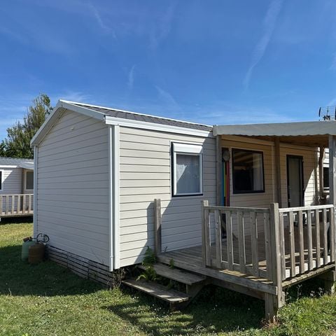 Mobilheim 4 personen - Mobilheim Confort VENUS 22m² - 2 Zimmer + halbüberdachte Terrasse 9m².