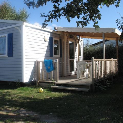 MOBILHOME 4 personnes - Mobil-home Confort VENUS 22m² - 2 chambres + terrasse semi couverte 9m²