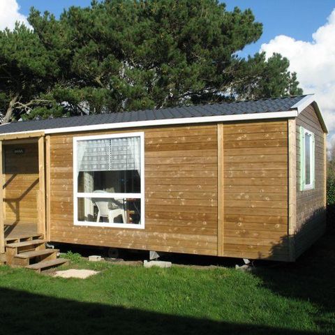 MOBILHOME 4 personas - Mobil-home estándar LOGGIA 25m² - 2 dormitorios + terraza cubierta 9m² - 2 dormitorios + terraza cubierta 9m² - 2 dormitorios + terraza cubierta 9m² - 2 terrazas cubiertas