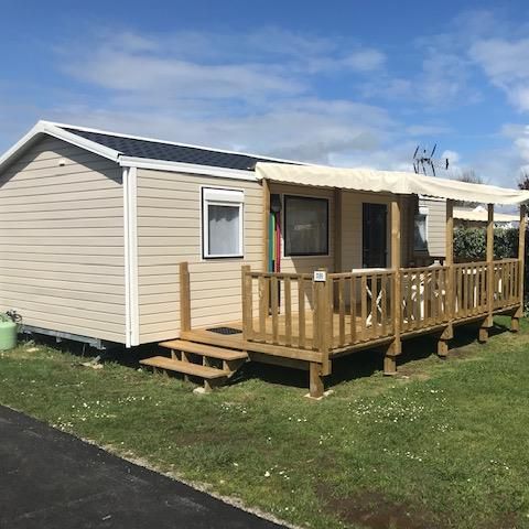 MOBILHOME 4 personas - Confort mobil home Nirvana 32m² - 2 habitaciones - 2 baños + 15m² terraza semicubierta