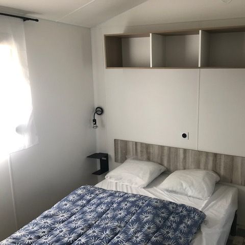 Mobilheim 4 Personen - Mobilheim Confort Nirvana 32m² - 2 Schlafzimmer - 2 Badezimmer + halbüberdachte Terrasse 15m².