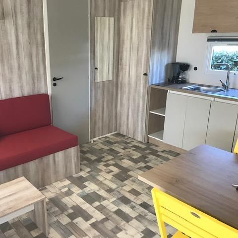 MOBILHOME 4 personas - Confort mobil home Nirvana 32m² - 2 habitaciones - 2 baños + 15m² terraza semicubierta