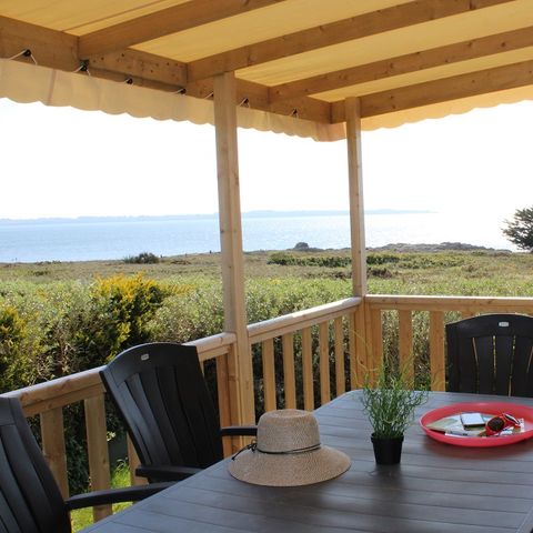 CASA MOBILE 4 persone - Casa mobile Premium HORIZON 40m² - 2 camere da letto + terrazza semi-coperta 15m² - Vista mare