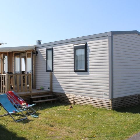 MOBILHOME 4 personnes - Mobil home Premium HORIZON 40m² - 2 chambres + terrasse semi-couverte 15m²  - Vue mer