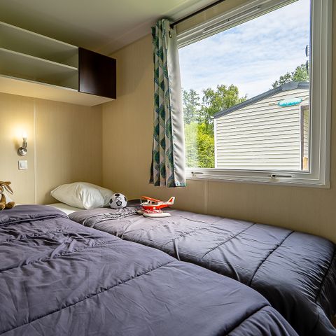 Stacaravan 4 personen - Klassiek 2 slaapkamers