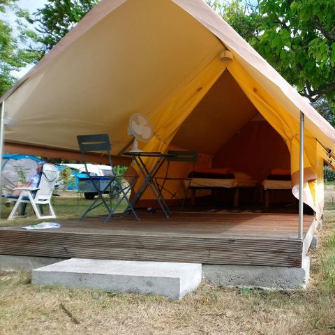 TENTE TOILE ET BOIS 2 personnes - Canada Treck Lit double