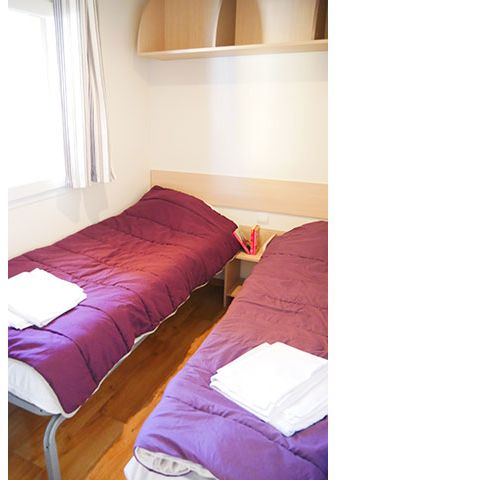 Stacaravan 6 personen - 3 slaapkamers