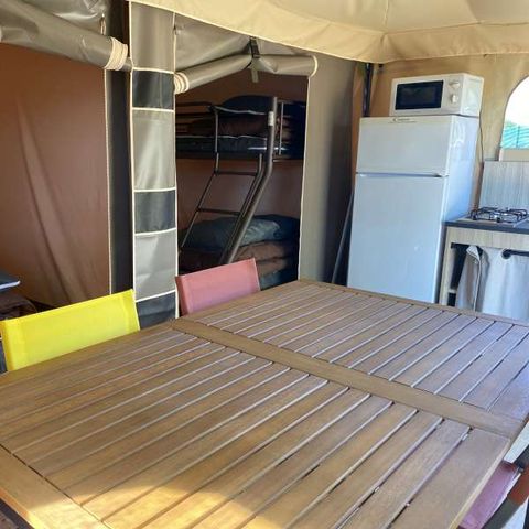 TENDA IN TELA E LEGNO 4 persone - Marchesi, nessun servizio igienico