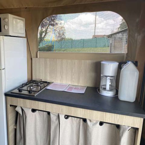 CANVAS AND WOOD TENT 4 people - Marquesas, no sanitary facilities