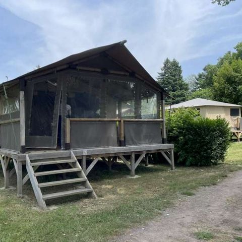 Safarizelt 4 Personen - Lac abane, ohne sanitäre Einrichtungen