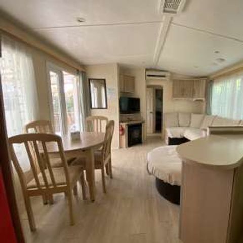 Stacaravan 8 personen - Stacaravan 6/8 pers DELUXE (4 volwassenen en 4 kinderen)