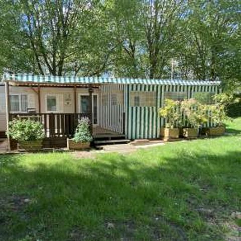 Stacaravan 8 personen - Stacaravan 6/8 pers DELUXE (4 volwassenen en 4 kinderen)