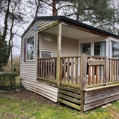 Stacaravan 4 personen - Standaard 25 m² - 2 slaapkamers - Terras - Tv - Airconditioning
