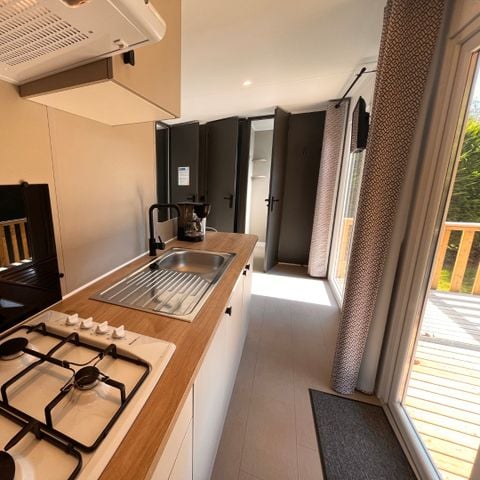 Mobilhome 4 personas - NUEVO - Standard Plus - 26 m²: - 2 dormitorios - Terraza - TV - Aire acondicionado