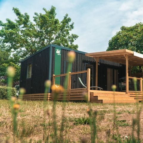 Stacaravan 4 personen - NIEUW - Homeflower Premium met uitzicht op de Loire - 29 m² - 2 slaapkamers - Tv - Vaatwasser - Plancha