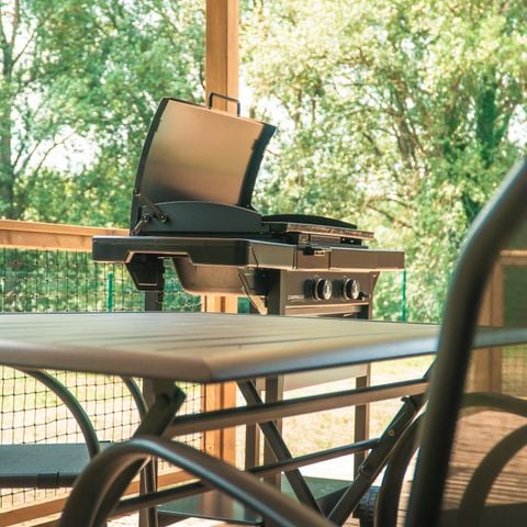 Mobilhome 4 personnes - NEW - Homeflower Premium Vue Loire 29m² - 2 chambres - TV - Lave-vaisselle - Plancha