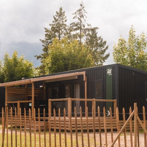 Mobile home 6 persons - NEW - Home Flower Premium 35 m² - 3 bedrooms - – sleeps 6 - 18 m² semi-covered terrace - Dishwasher - TV - Plancha