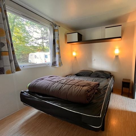 Mobilhome 6 personnes - Confort 38m² - 3 chambres - TV - Terrasse couverte 18m² - 2 salles de bains
