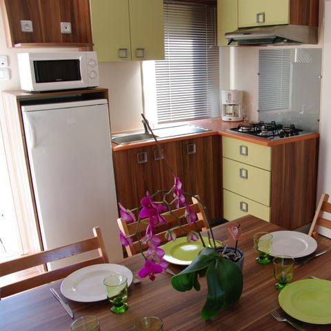 Stacaravan 6 personen - Stacaravan LOISIRS - COX ORANGE - 3 slaapkamers - ZONDAG