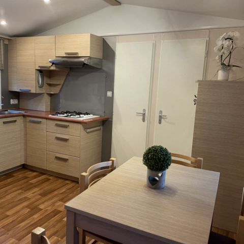 Stacaravan 5 personen - GALAXIE CONFORT 32 m² + pergola