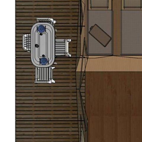 Glampingtent 4 personen - Canada (zonder sanitair)