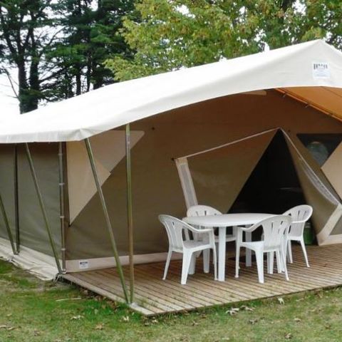 Glampingtent 4 personen - Canada (zonder sanitair)